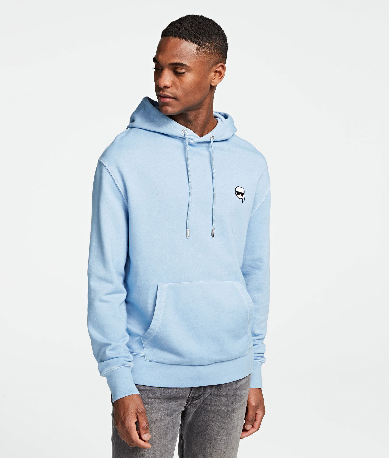 KARL LAGERFELD K/Ikonik Patch Hoodie endource