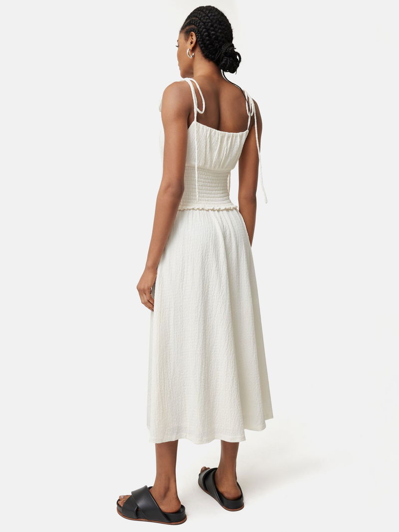 JIGSAW Crinkle Jersey Strappy Midi Dress | endource