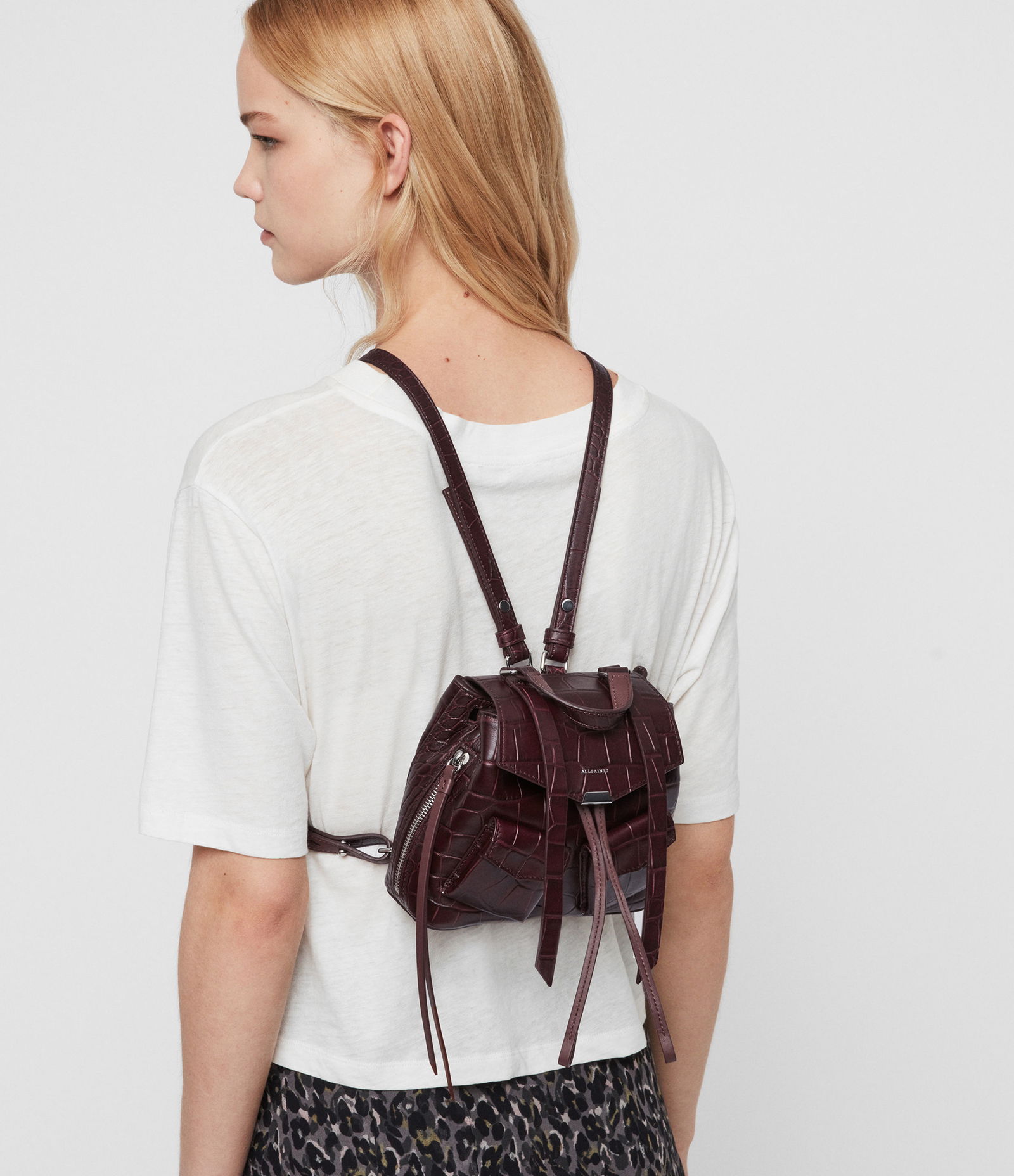ALLSAINTS Polly Leather Backpack | endource