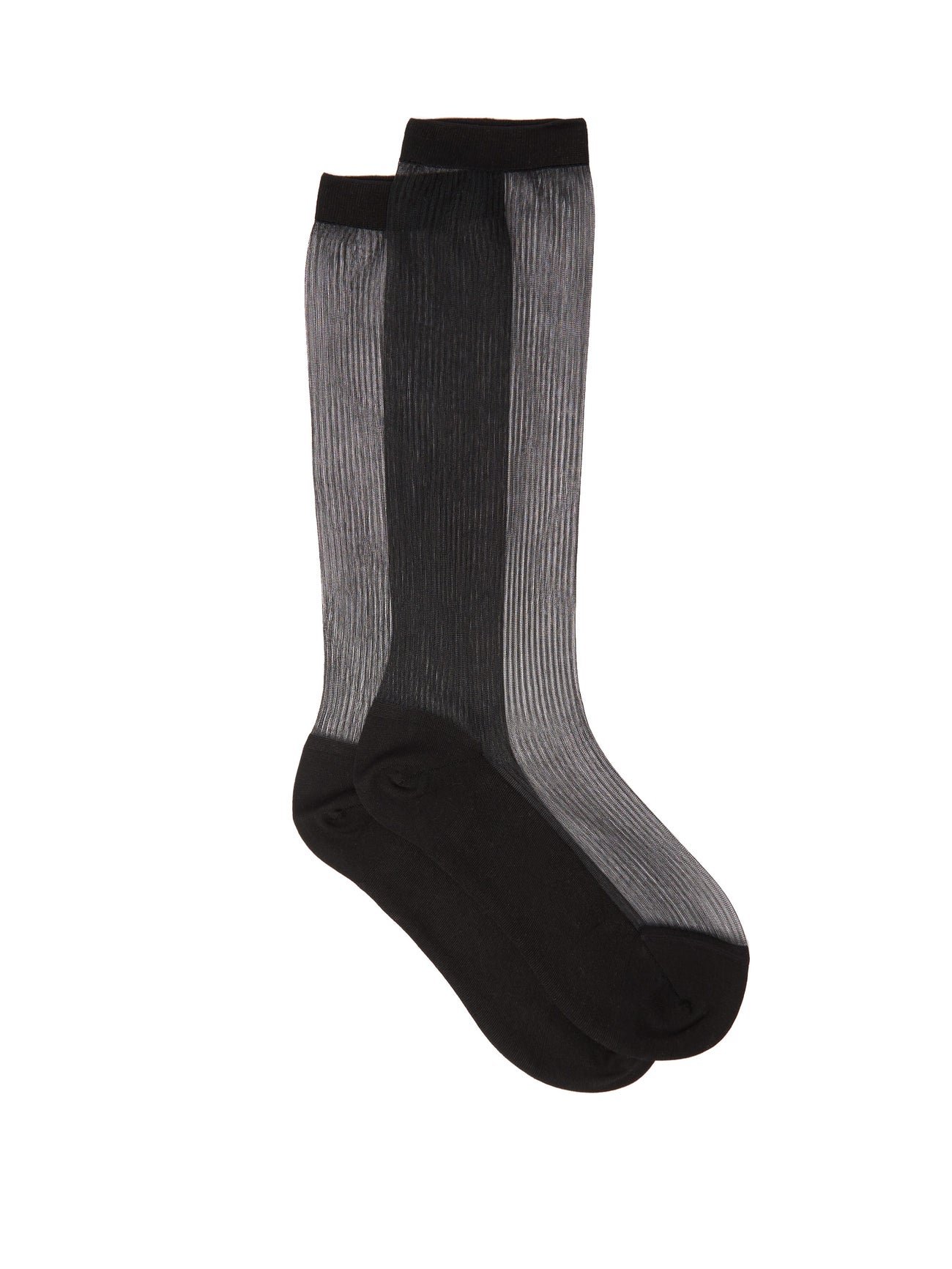 Black Sheer socks, Raey