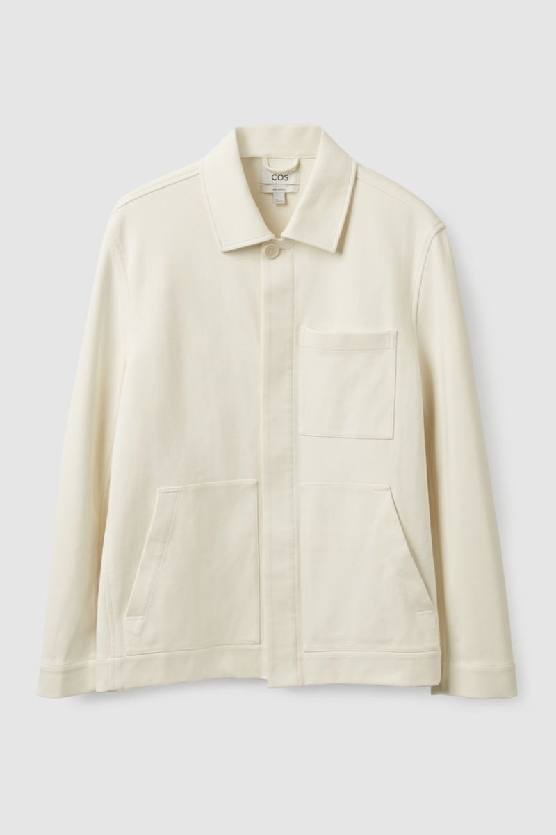 COS Minimal Workwear Jacket in CREAM | Endource