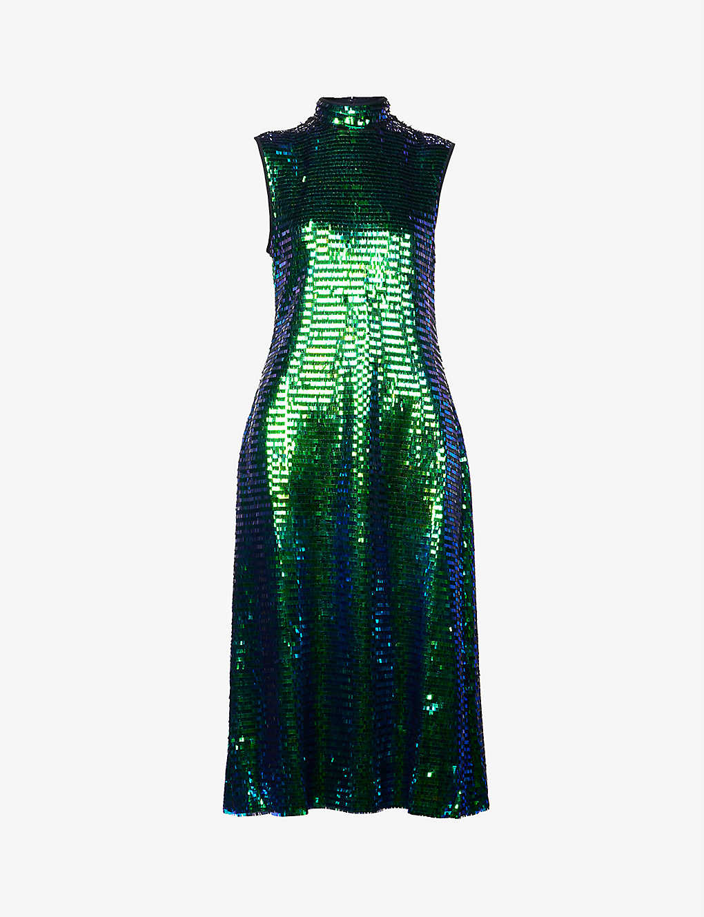 STINE GOYA Nixa Sequin-Embellished Midi Dress | endource