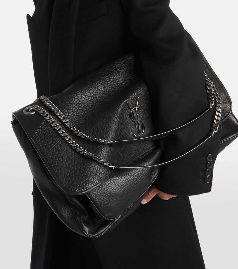 Saint Laurent Niki Embossed Shoulder Bag