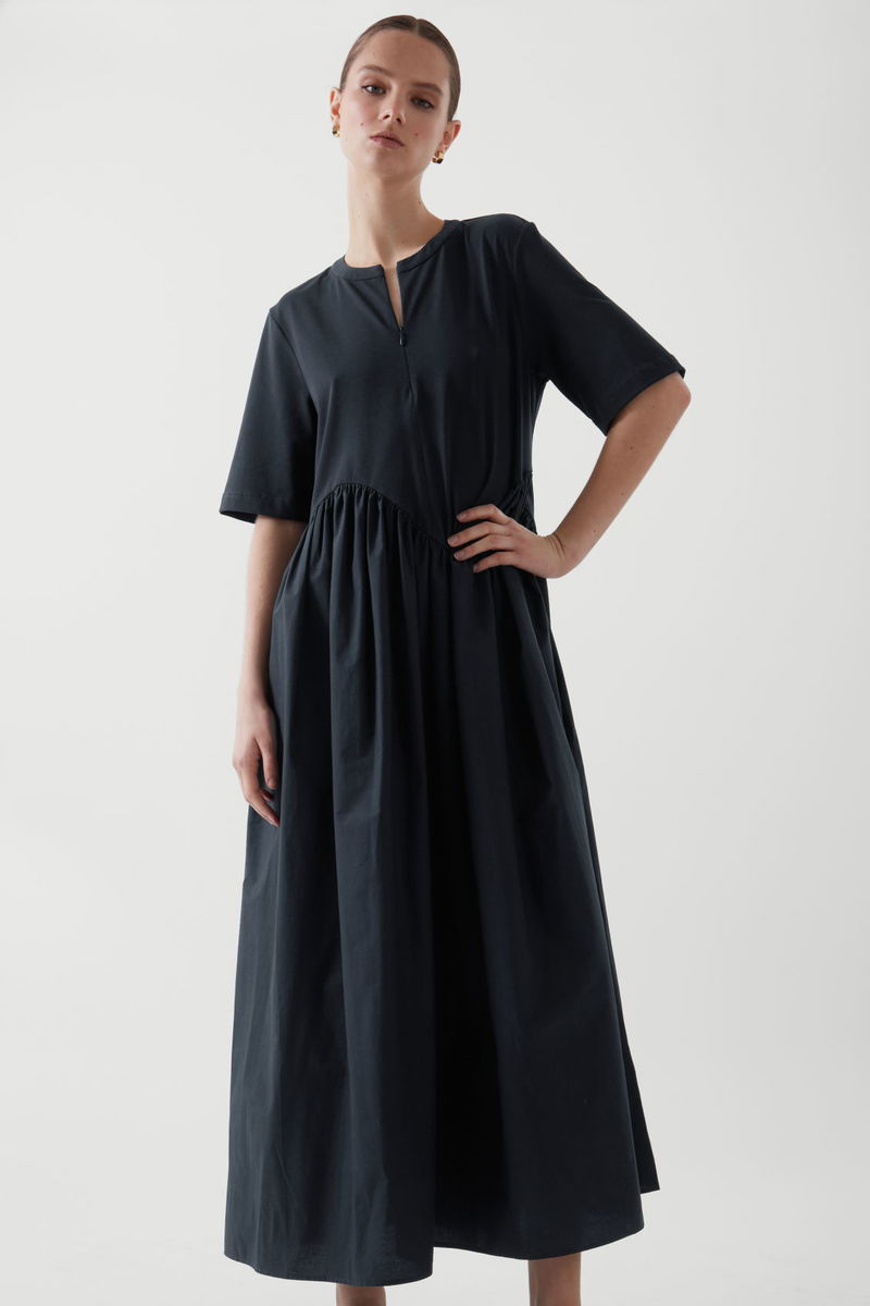 cos oversized asymmetric-waist dress COS Asymmetric Waist Dress, Women's Fashion, Dresses & Sets, Dresses on  Carousell