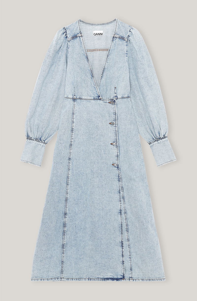 white christmas dresses Tint Denim Strap Dress