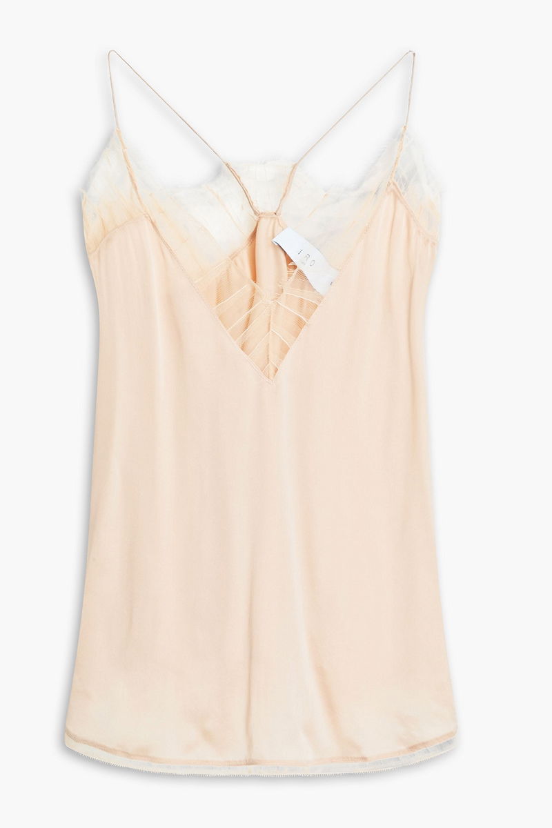 Rachael Silk Lace Trim Camisole