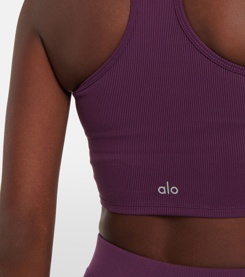 Alo Yoga Airmesh Bralette In Plum It's hard not to - Depop