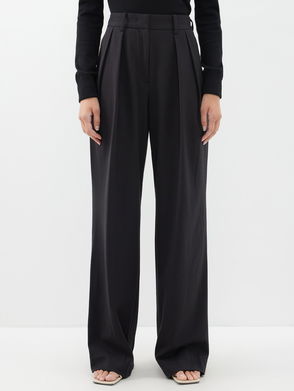 Sylvie Pleat Wide Leg Trousers