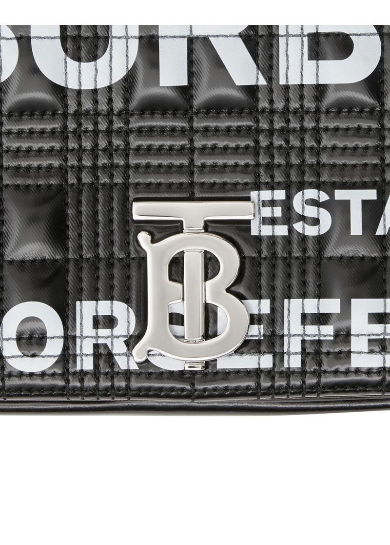 BURBERRY Small Horseferry Print Quilted Lola Bag endource