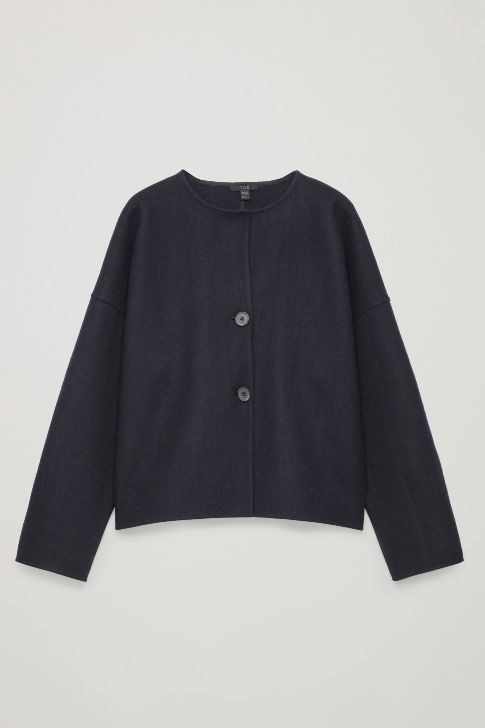 COS Oversized Boiled Wool Jacket | Endource