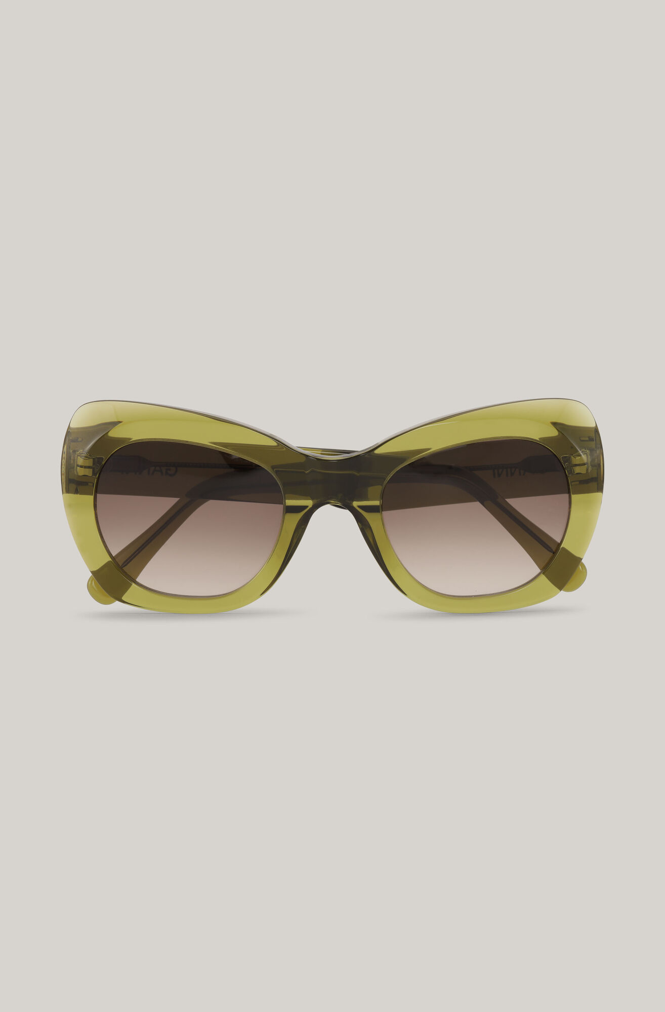 Ganni Black Butterfly-Frame Oversized Sunglasses Amazon.com: PASTL Butterfly Ribbon Pearl Sunglasses Womens  main image 3
