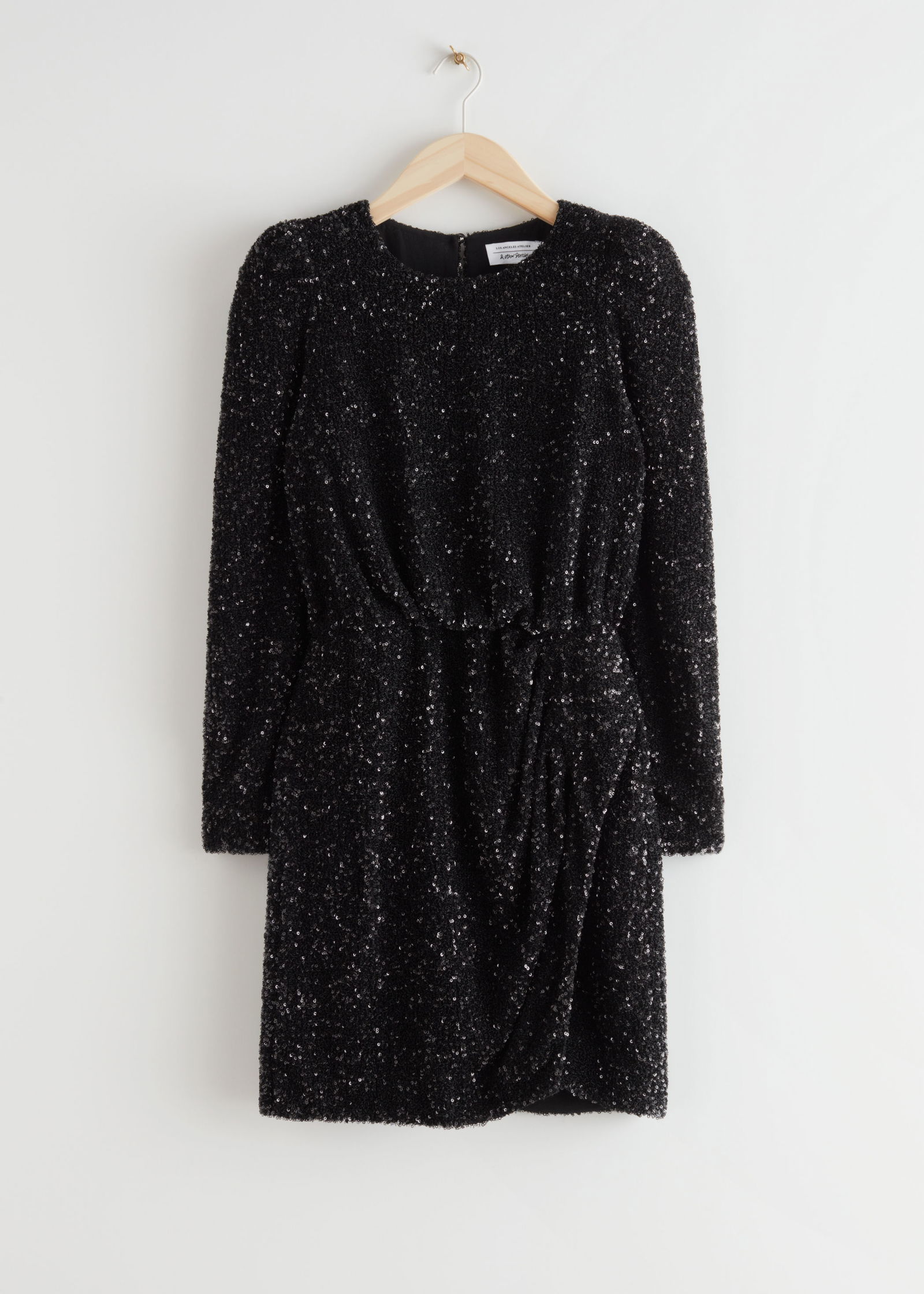 Black Sequin Dress