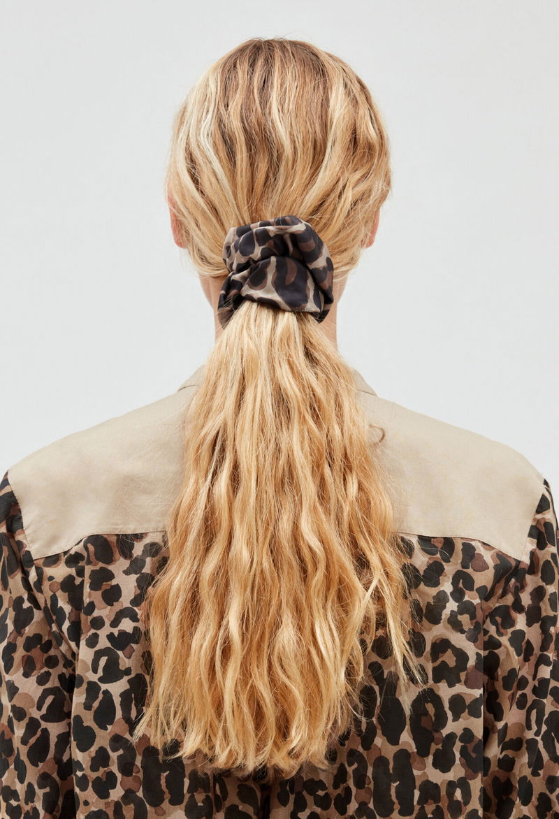 Leopard Scrunchie - Rayon – Desvalido