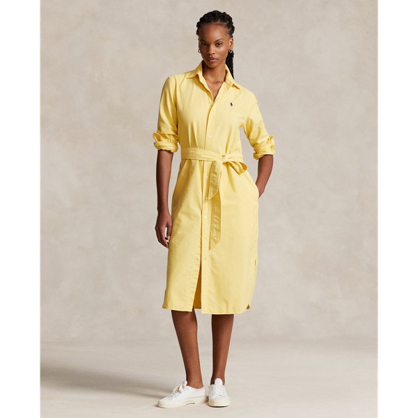 cotton oxford shirt dress ralph lauren Polo Ralph Lauren Women's Belted Cotton Oxford Shirtdress