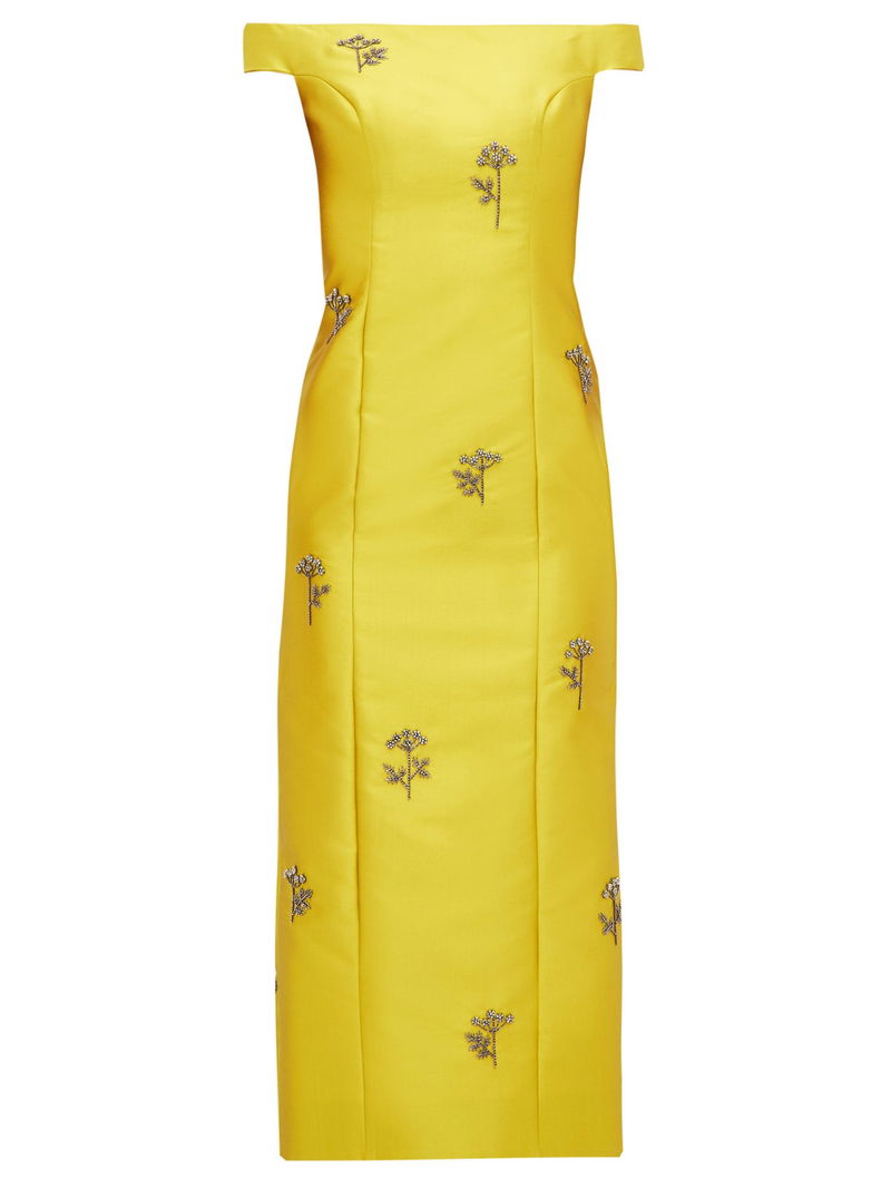 grey sleeveless midi dress Ruched Notched Sleeveless Midi Dress Gray / M