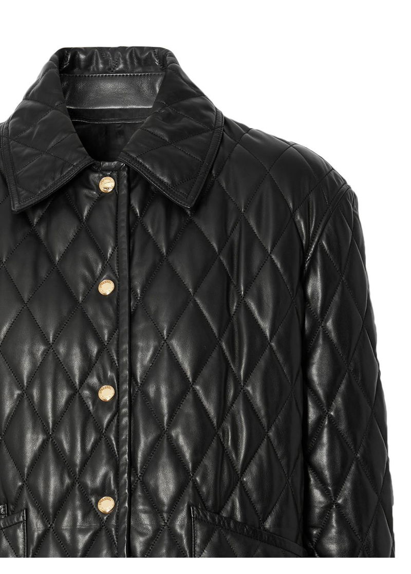 BURBERRY Diamond Quilted Lambskin Jacket endource