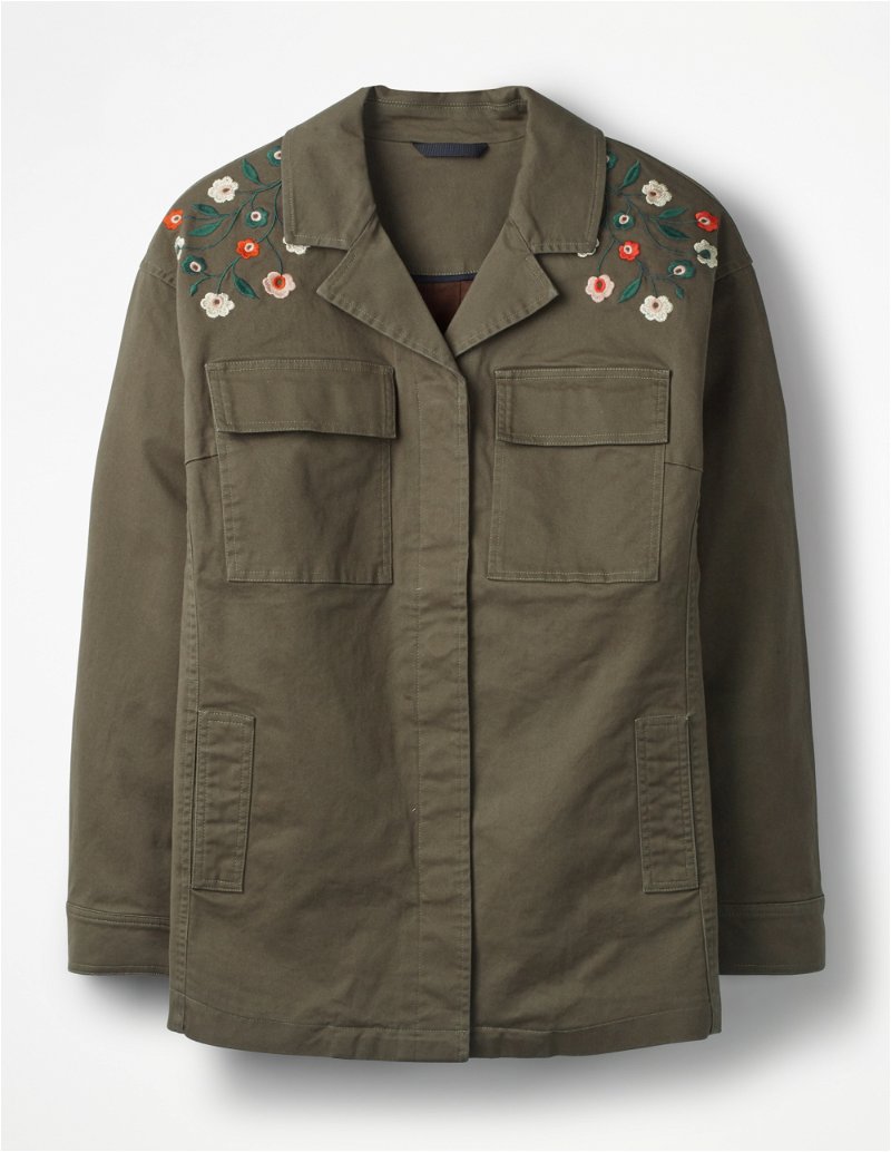Boden Green Warwick Embroidered Jacket