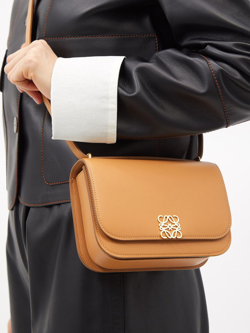 Loewe Goya Long Leather Shoulder Bag