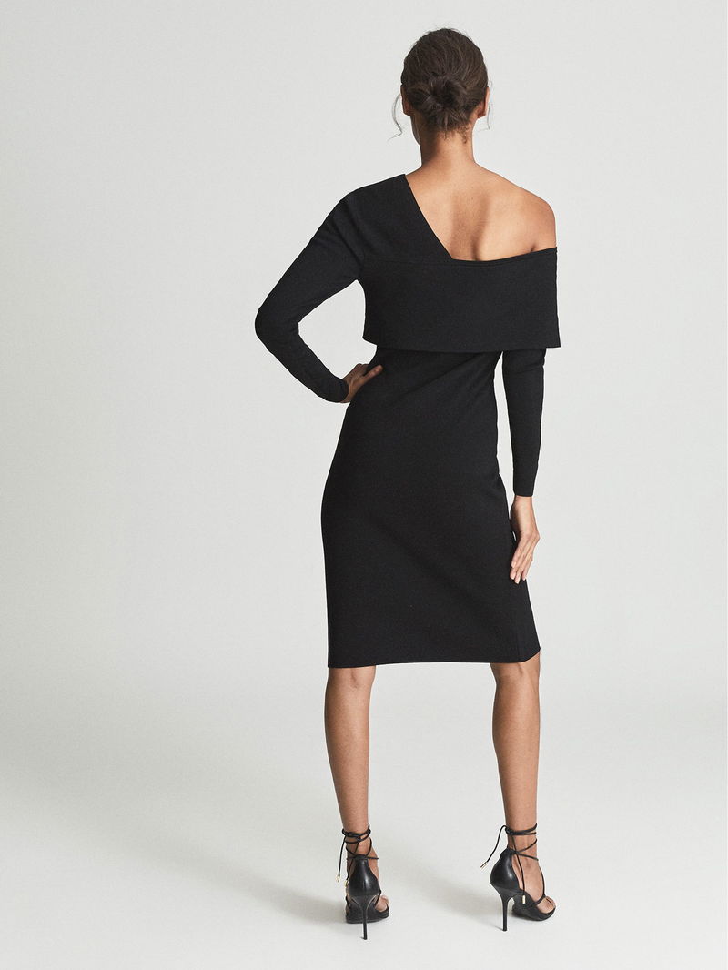 REISS Ella Asymmetric Bodycon Dress | endource