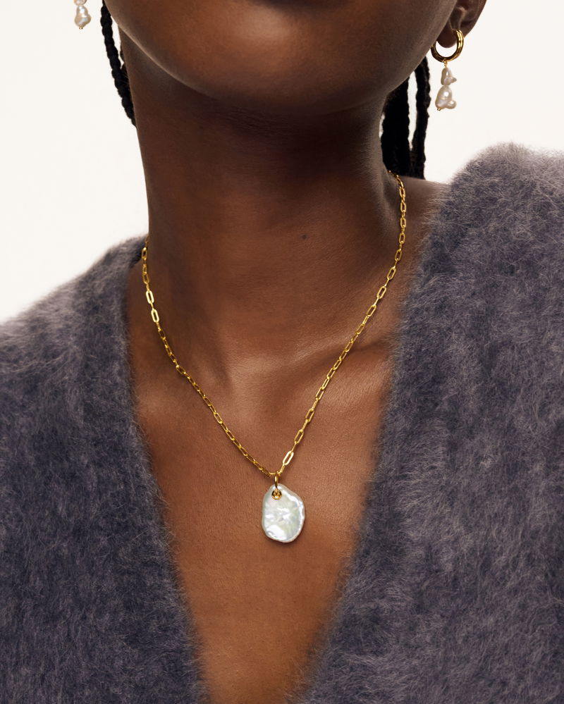 MONICA VINADER One of a Kind Medium Keshi Pearl Pendant Charm