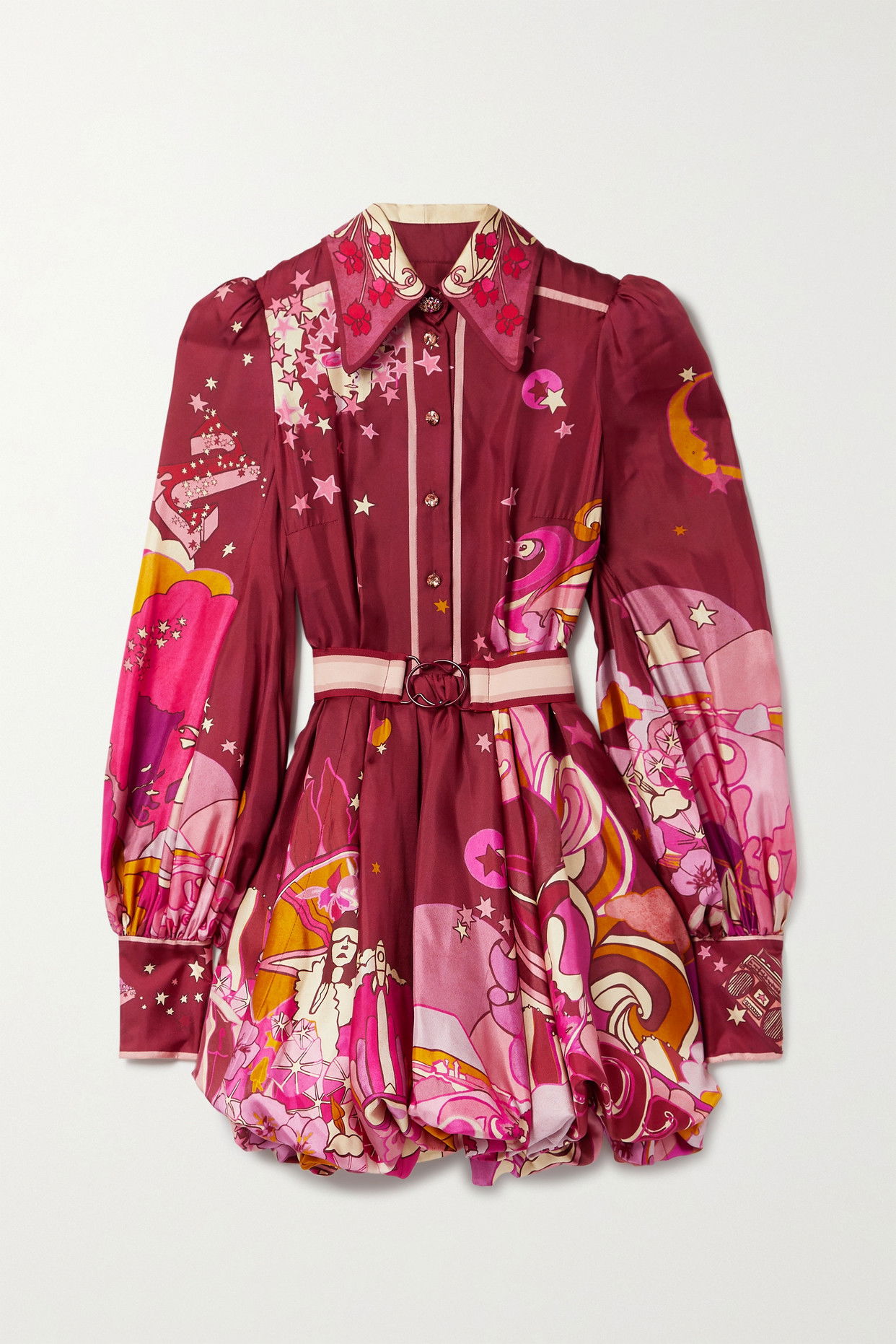 zimmermann concert silk mini dress Concert silk mini dress