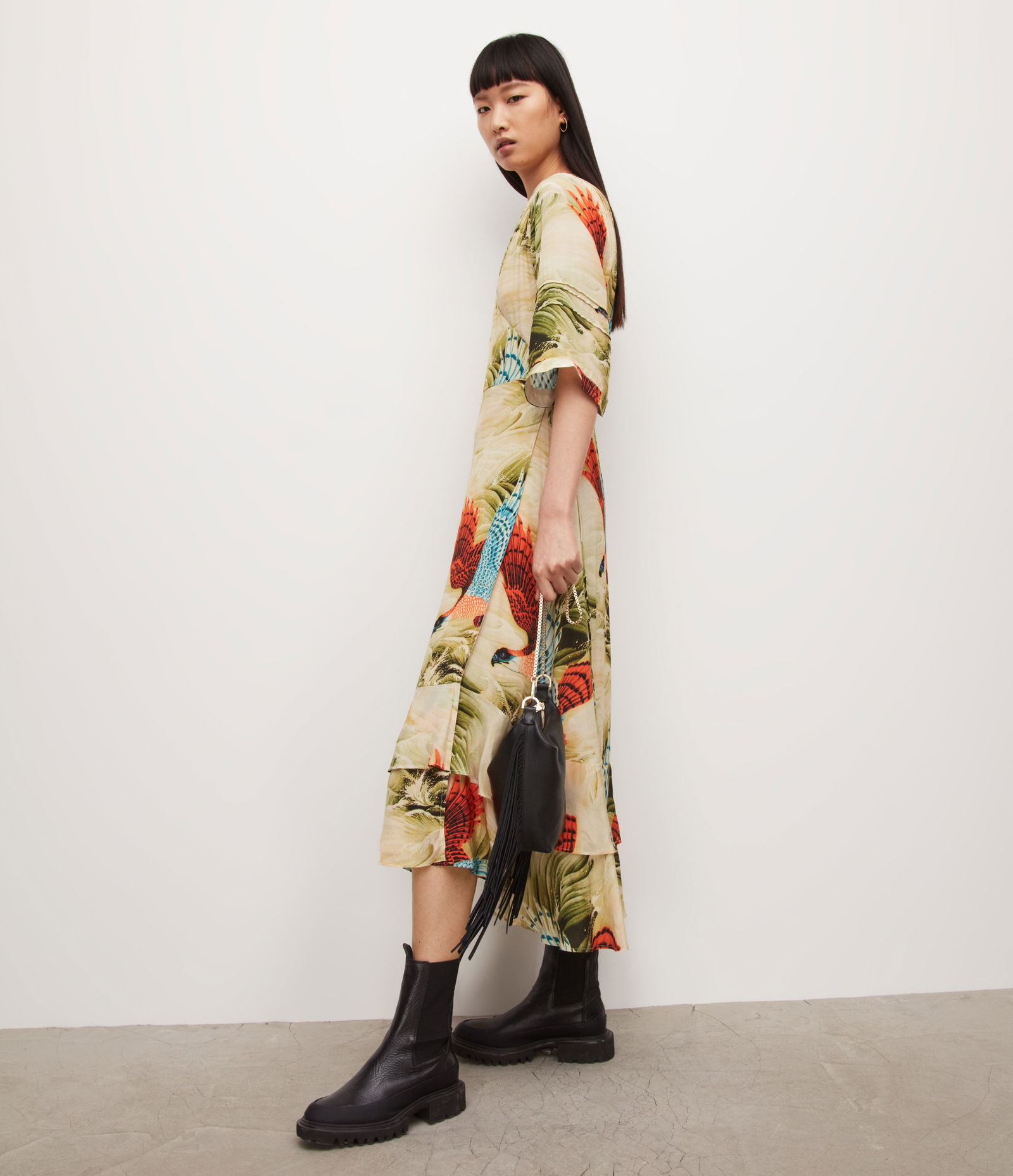 52% off ALLSAINTS Delana Swoop Dress | endource