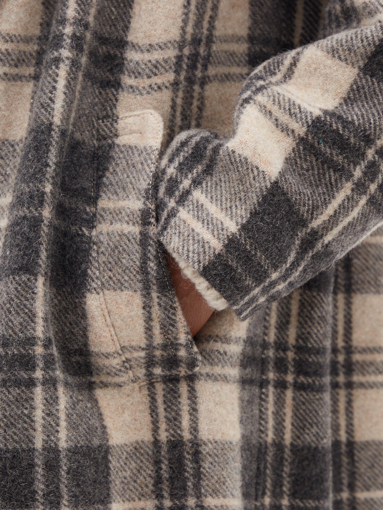 MARANT ÉTOILE Fleming Tasselled Check Wool-Blend Coat | endource
