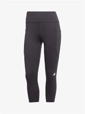 Adidas Women's Climalite Floral Embossed Cold Weather Tights - Black - Small