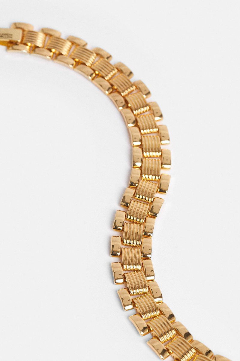 Gold Coloured Statement Necklace | Karen Millen