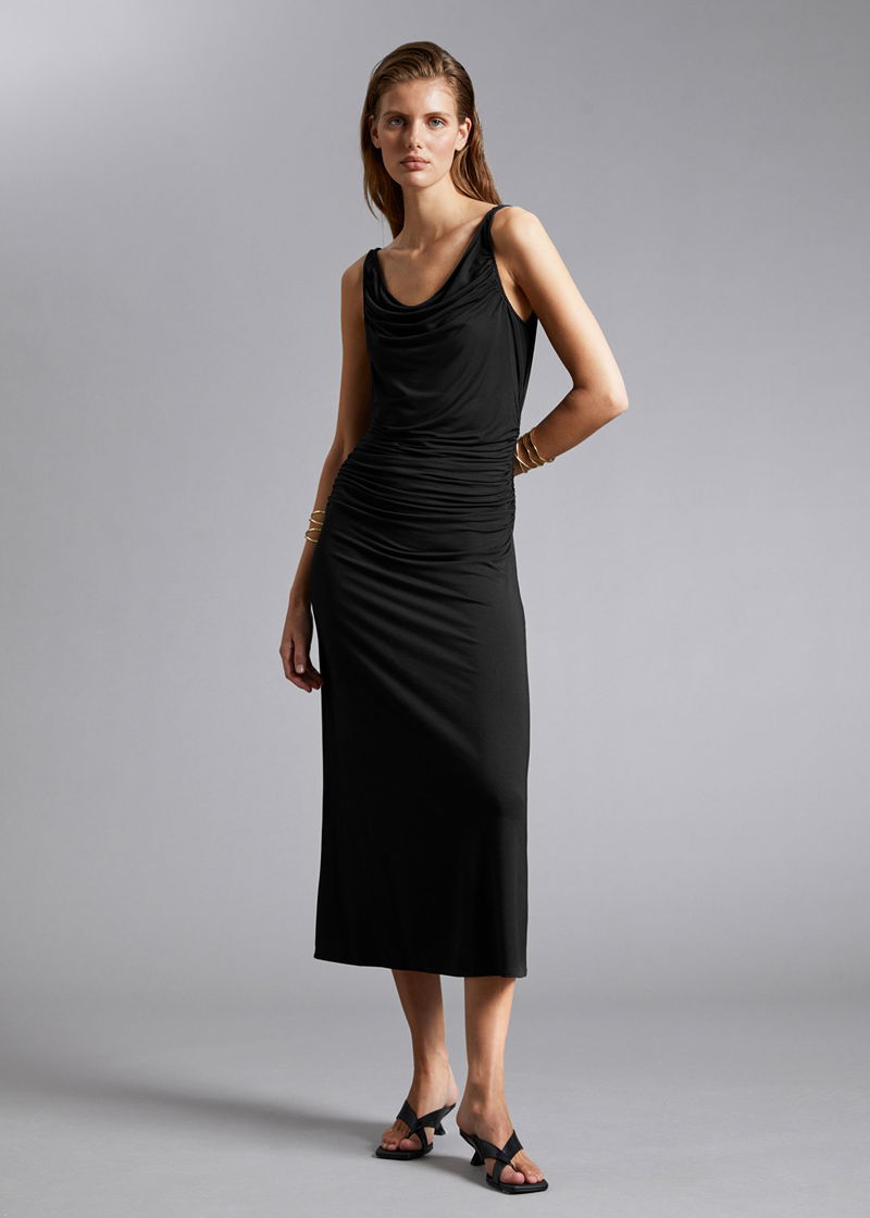 bec and bridge gemma asym midi dress ARIVEN ASYM MIDI DRESS
