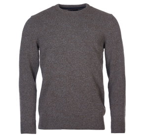 Grey textured long-sleeved sweater, Barbour brand