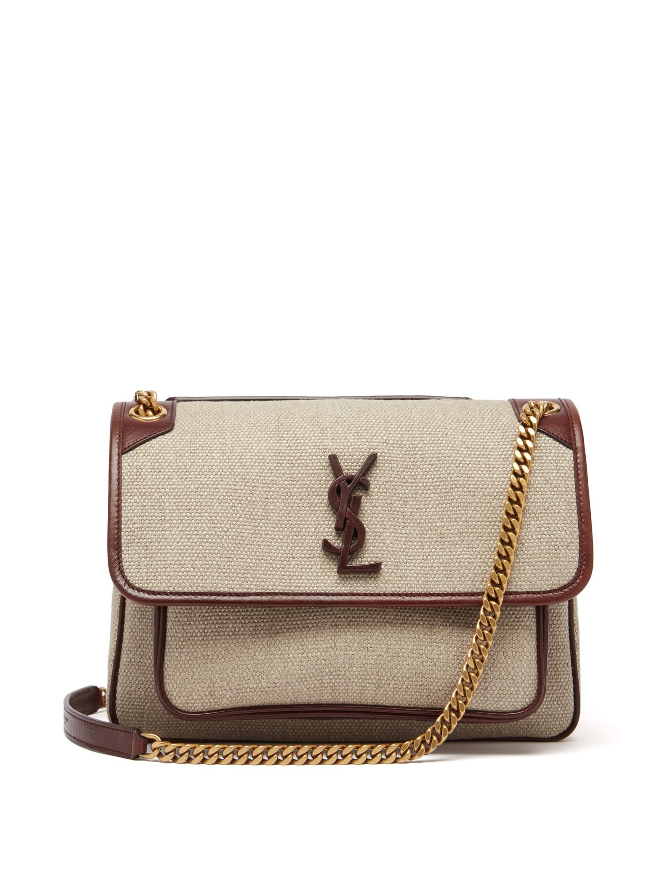 Saint Laurent Medium Niki Canvas Shoulder Bag