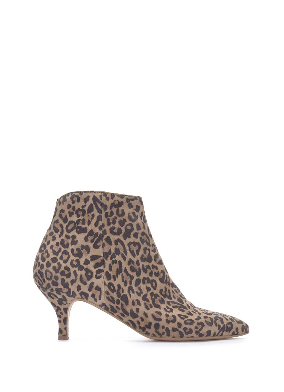 kitten heel leopard boots