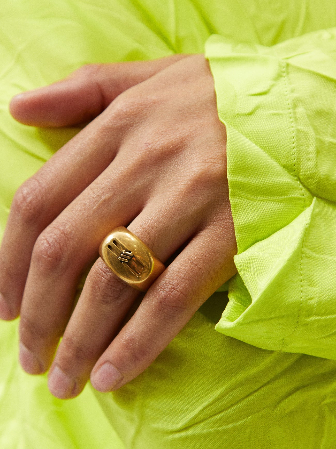 BALENCIAGA License BB-Logo Ring | endource