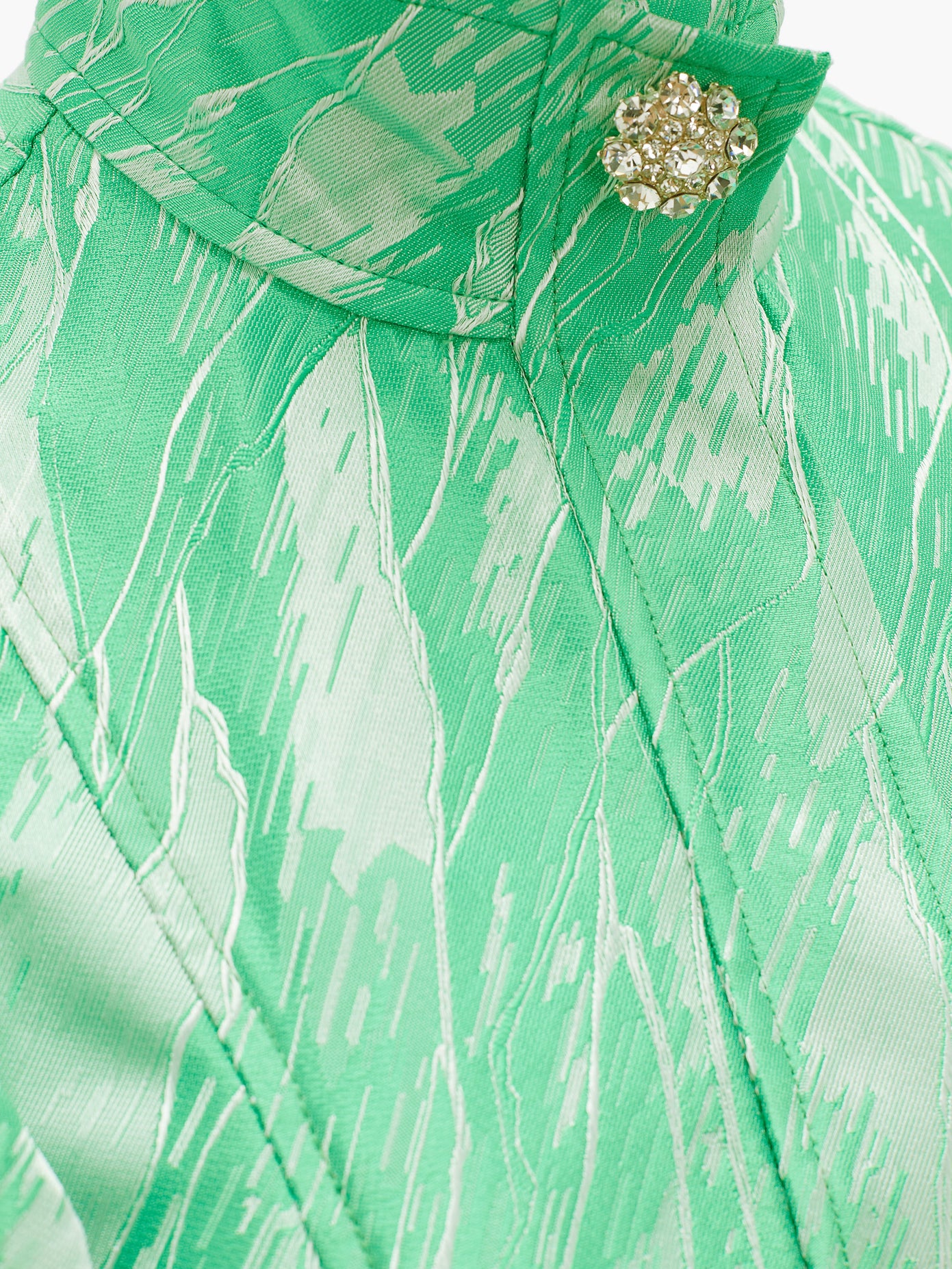 ganni island green dress Ganni Wrap Dress