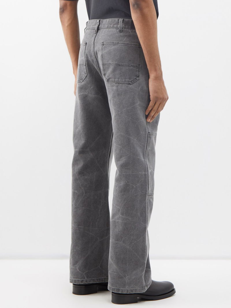 Acne Studios Prudento Cotton Ripstop Pants in Gray for Men