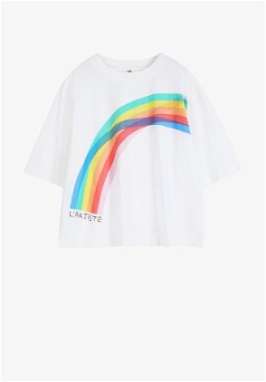 SUPERDRY Vintage Rainbow T-Shirt in Optic | Endource