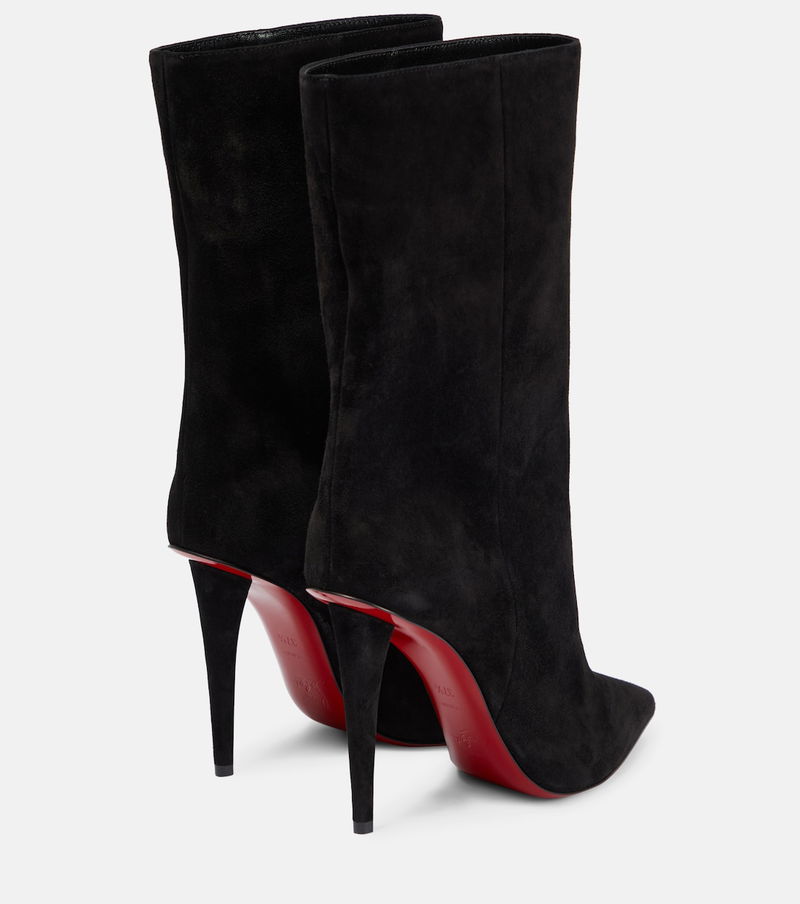 louboutin suede booties