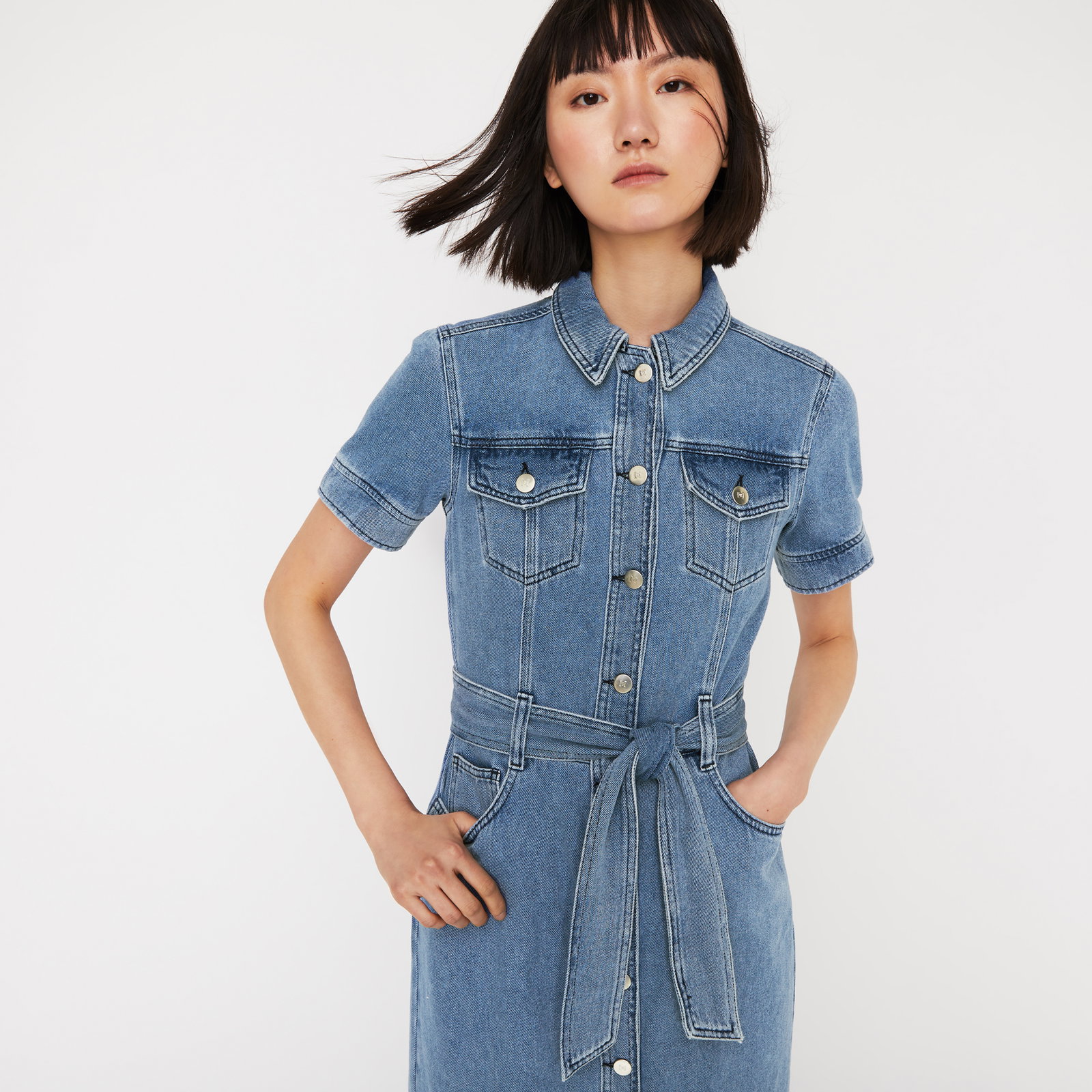 denim shirt dress warehouse Clothing Warehouse Long Shirt Denim Dress Coat Tshirt Dress Asos Long  Sleeve Denim Button Womens Denim