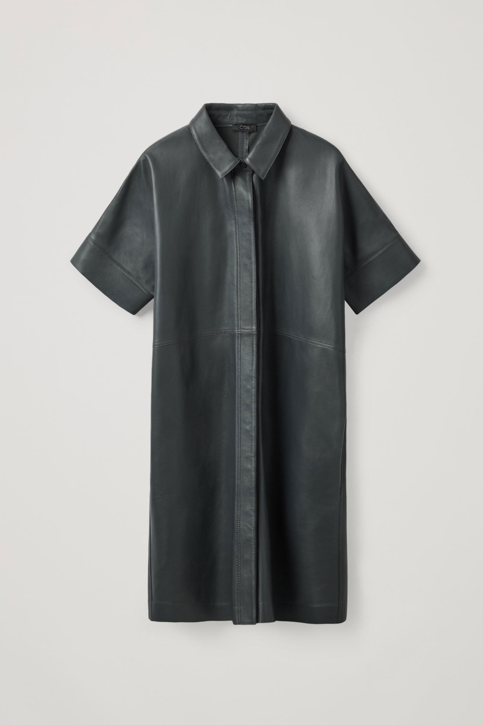 COS Leather Shirt Dress | endource