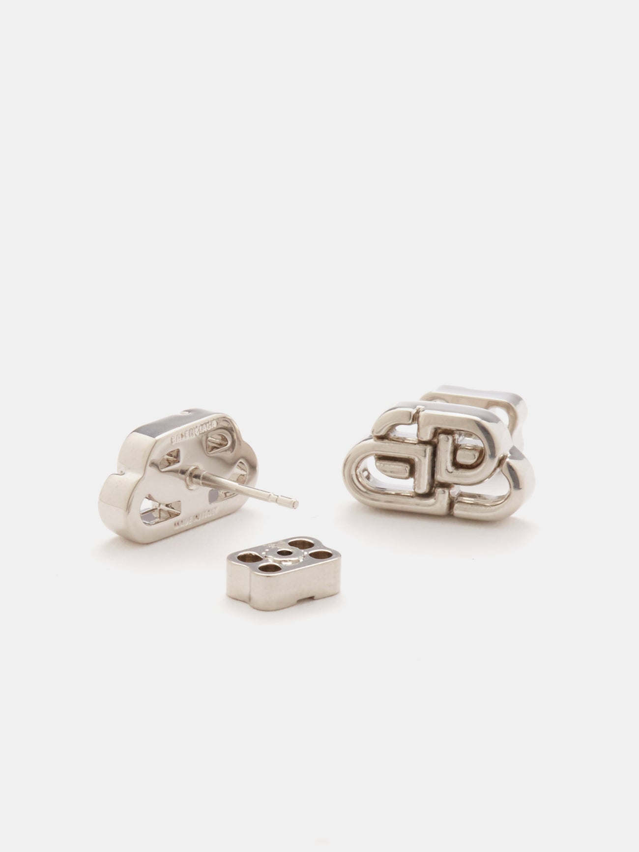 BALENCIAGA BB Stud XS Metal Earrings | endource