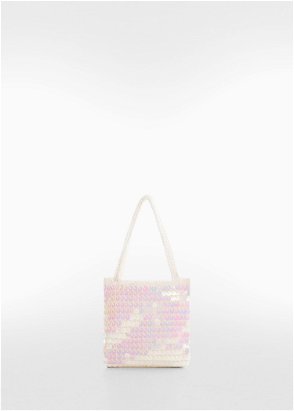 Shop MANGO 2023 SS Geometric short handle bag REF. 57021179