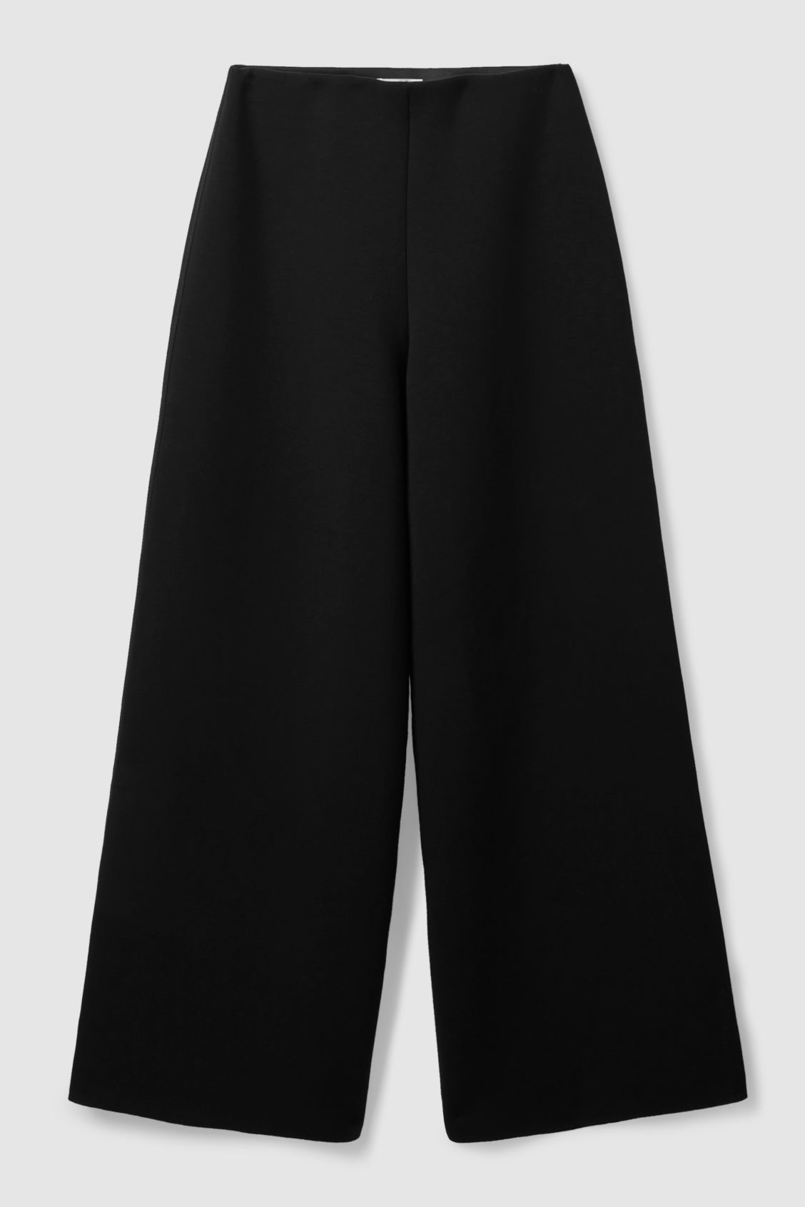 COS WideLeg Scuba Trousers in BLACK endource