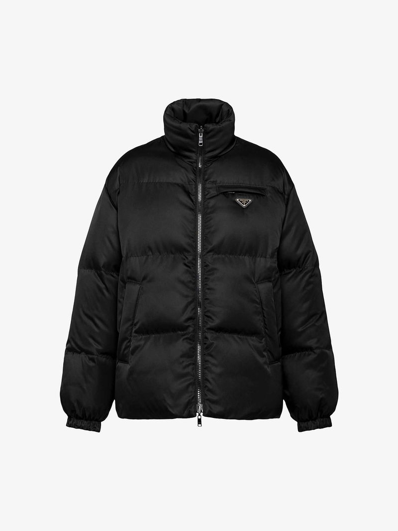 PRADA Re-Nylon Quilted Recycled-Nnylon Down Jacket endource