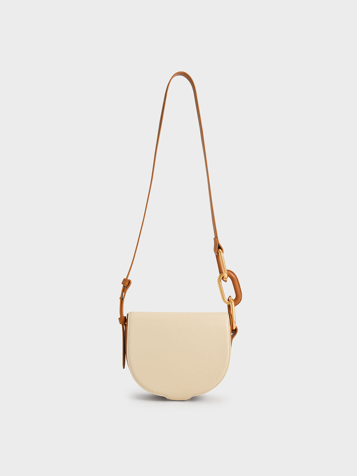 CHARLES & KEITH Kora Saddle Crossbody Bag Endource