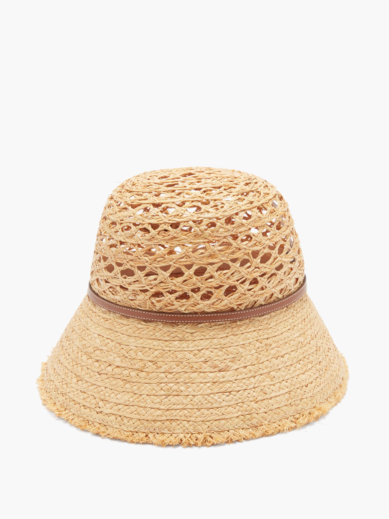 Prada Tan Bucket Hat with Triangle Logo Plaque Prada Hat Available main image 2