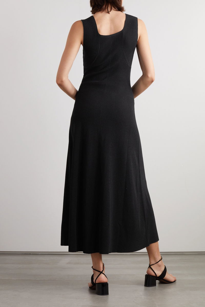 lilo knit dress Lilo Knit Stripe and Fringe Maxi Dress Madida Clothing