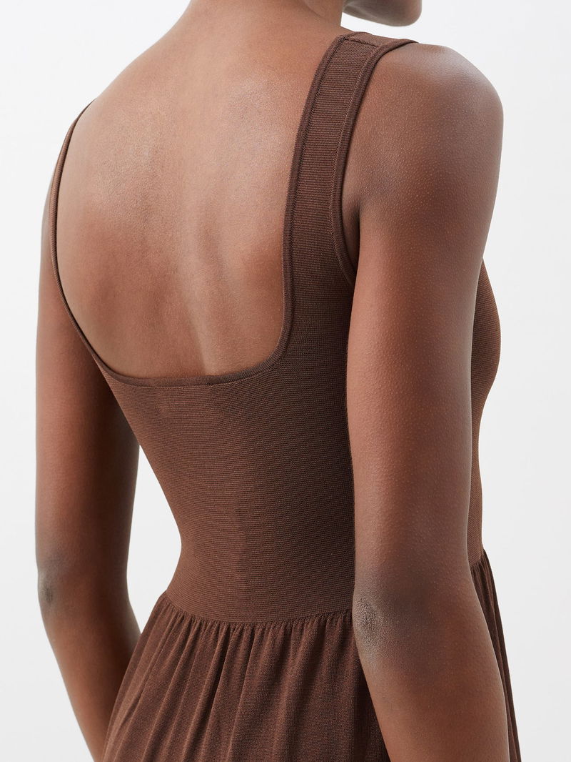 matteau square knit dress Matteau | Dresses | Matteau The Square Knit Low Back Maxi Dress