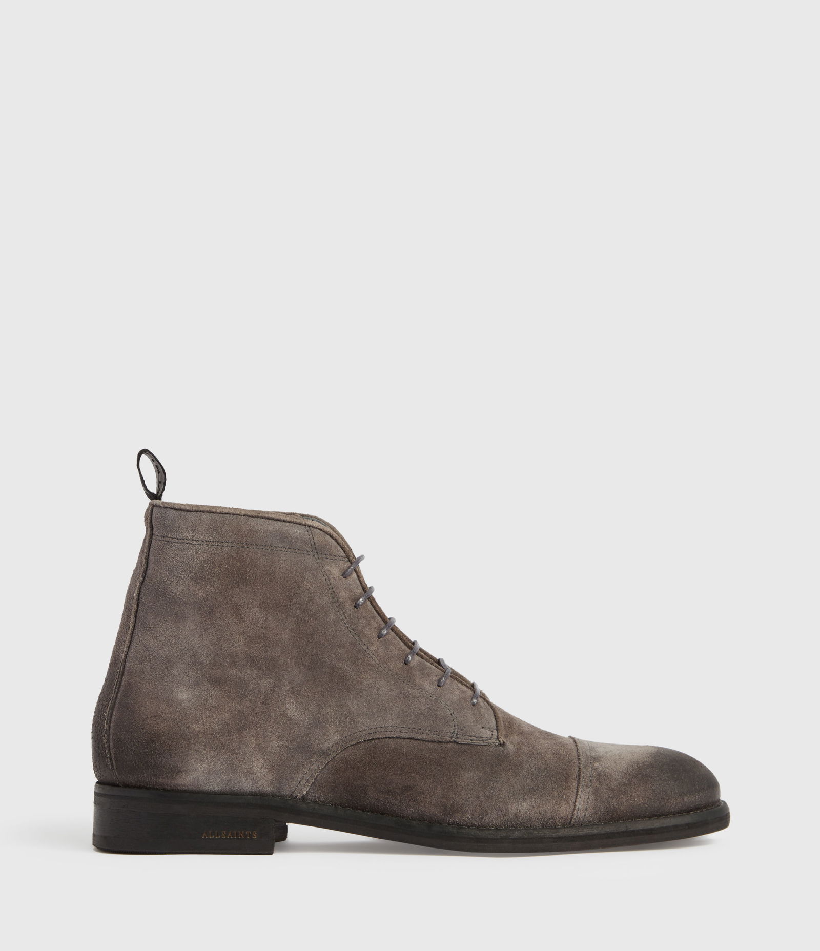 AllSaints Harland Suede Boots
Men\'s Size 13 Grey Cap Toe Lace Up Ankle MO63FB all-saints-harland-boots.jpg?  main image 2