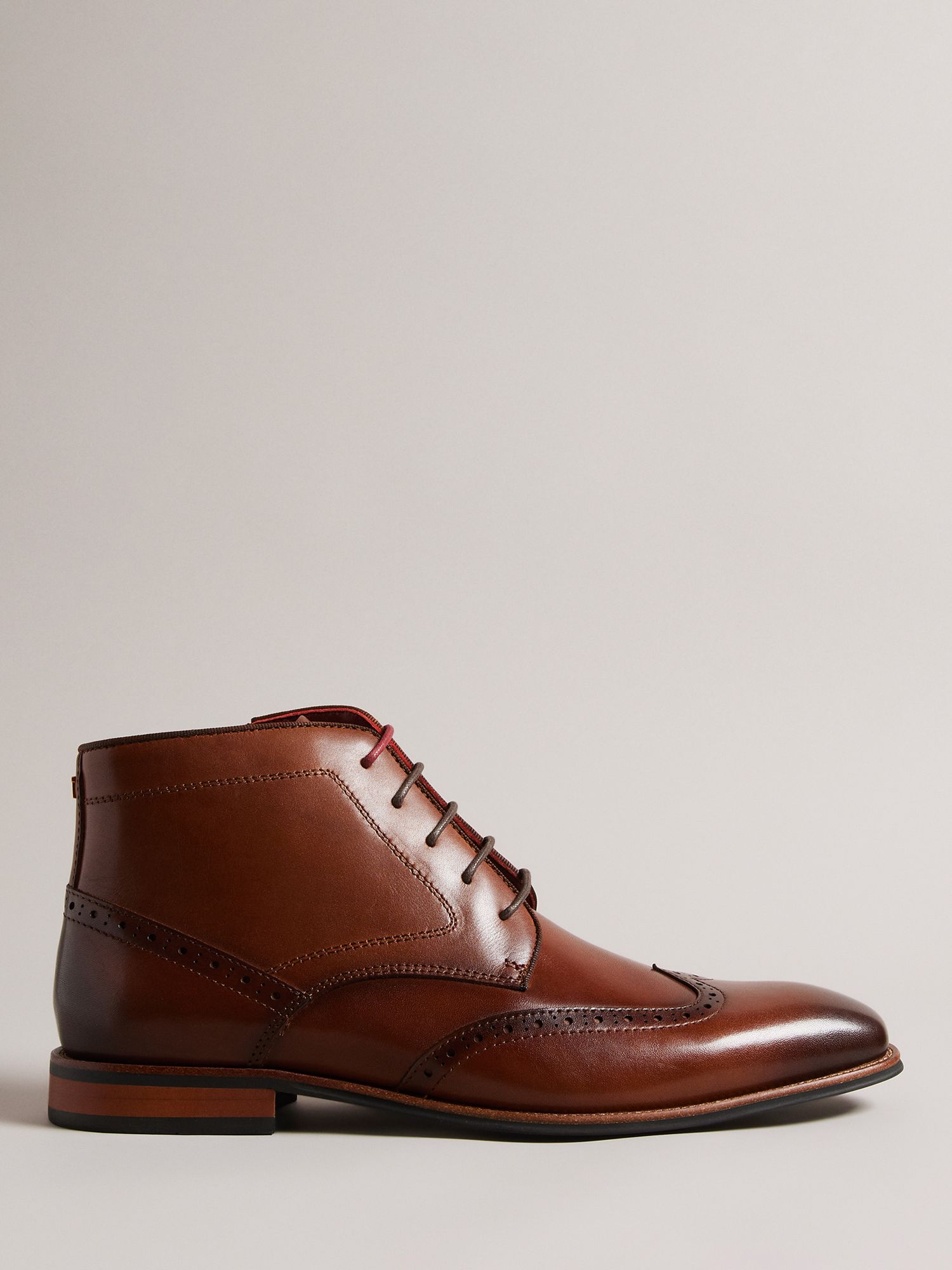 TED BAKER Waldem Leather Brogue Chukka Boots | endource